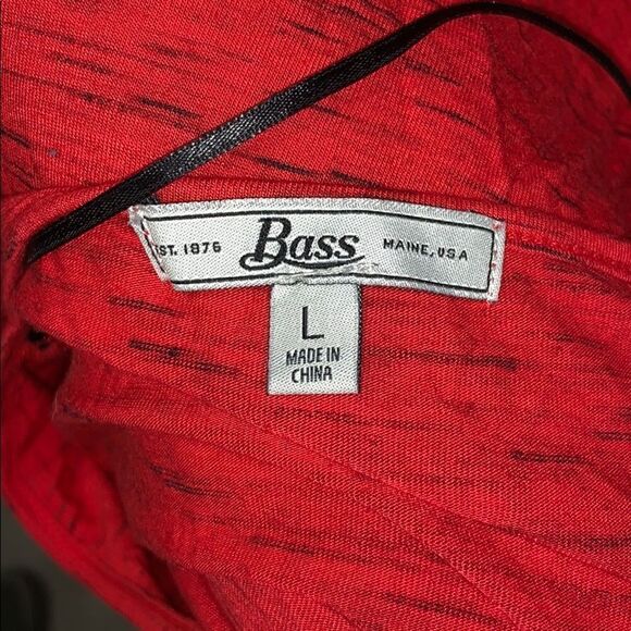🛍️Bass red handkerchief top   - Picture 2 of 8